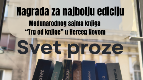 Geopoetika nagrađena za najbolju ediciju na Međunarodnom sajmu knjiga "Trg od knjige" u Herceg Novom
